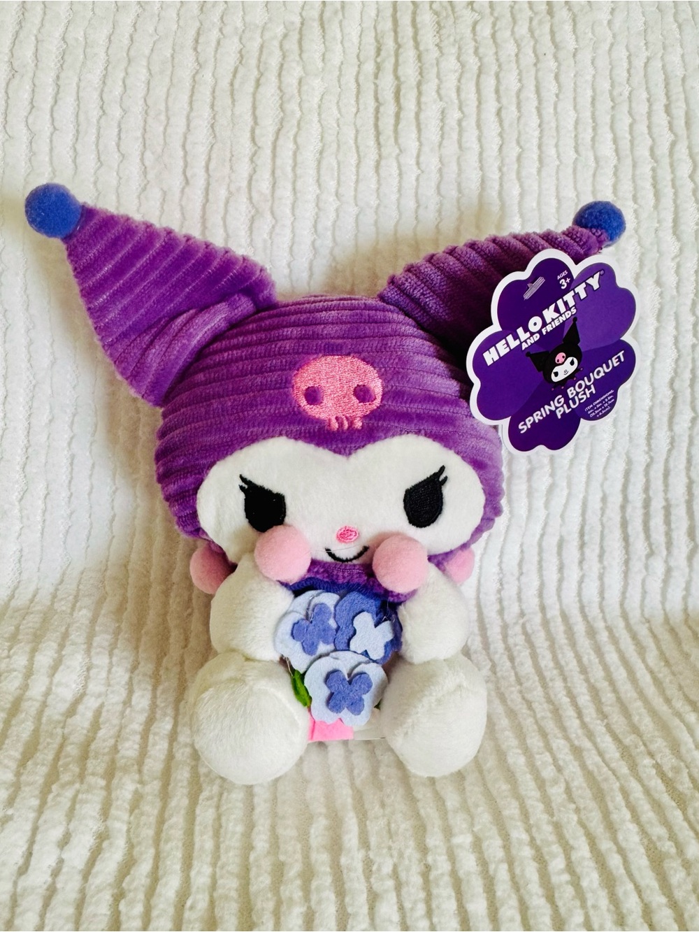 Hello Kitty & Friends Spring Bouquet Kuromi Plush Sanrio 6”